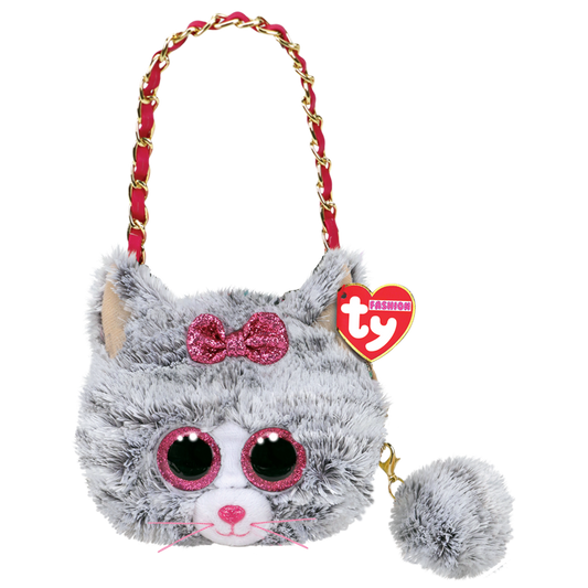 TY Kiki - Striped Cat Mini Purse