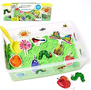 The Very Hungry Caterpillar Sensory Bin