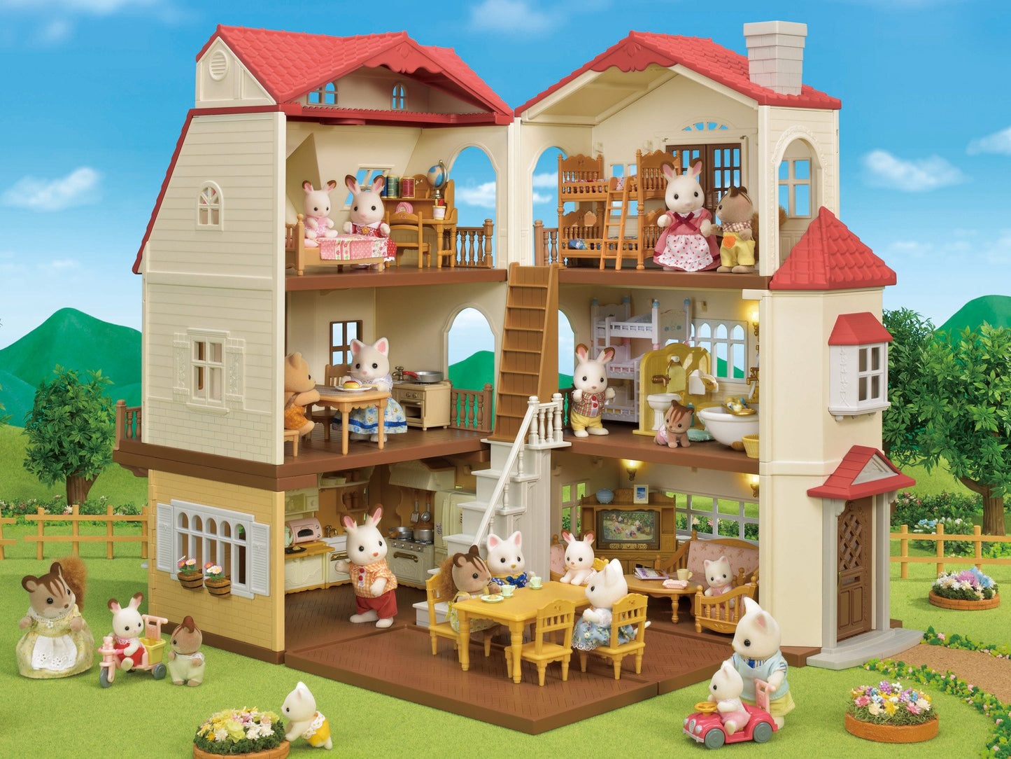 RED ROOF COUNTRY HOME CALICO CRITTERS