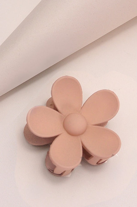 Oversize Matte Flower Hair Claw Clips NEUTRAL ROSE, Claw Clip, Flower Claw Clip, Hair Accessory