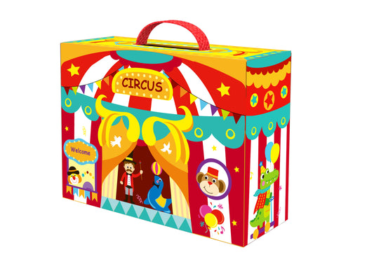 Foldable Play-A-Roll Circus