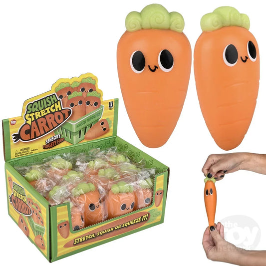 Squish Stretch Carrot 3.5"