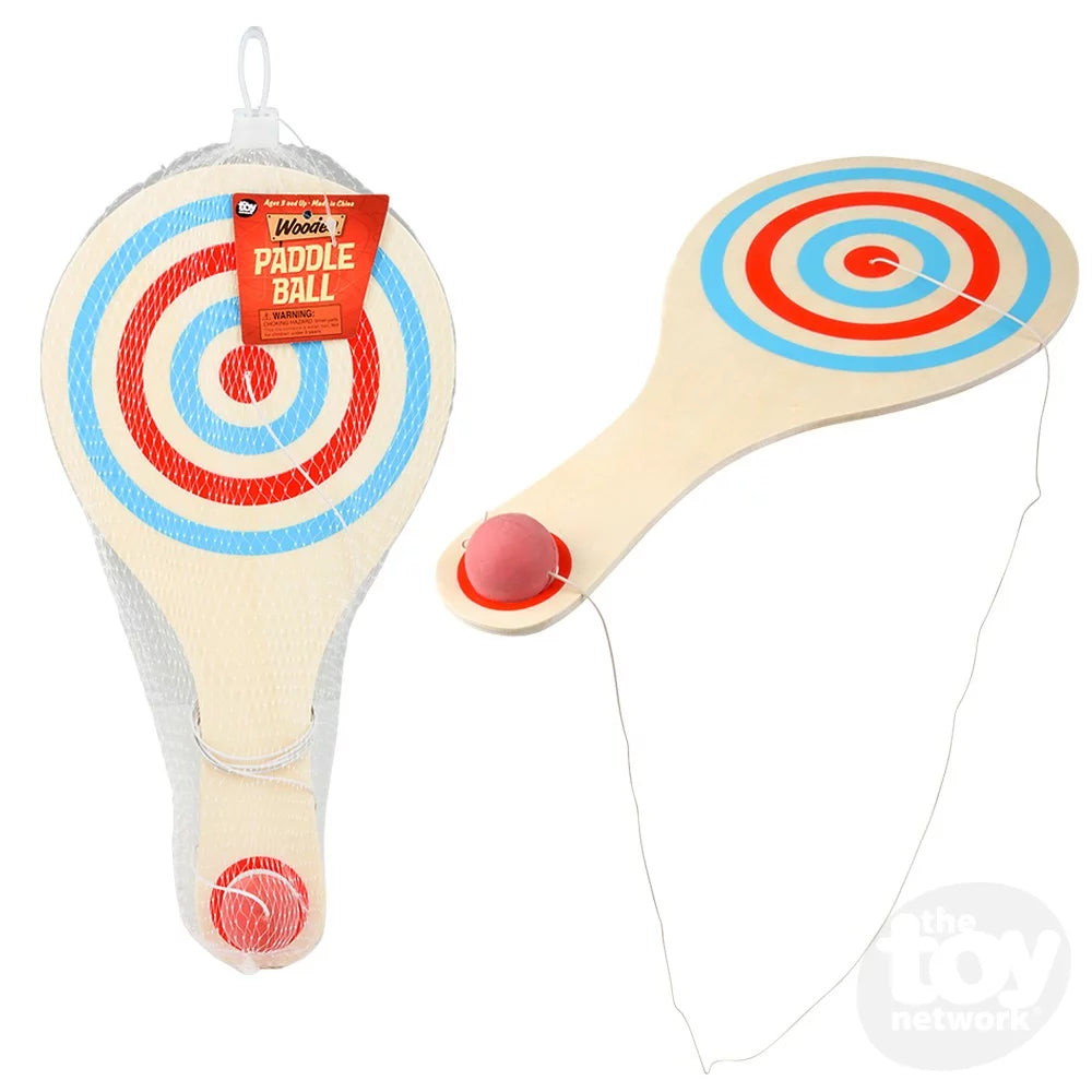 11.33" Wooden Paddle Ball