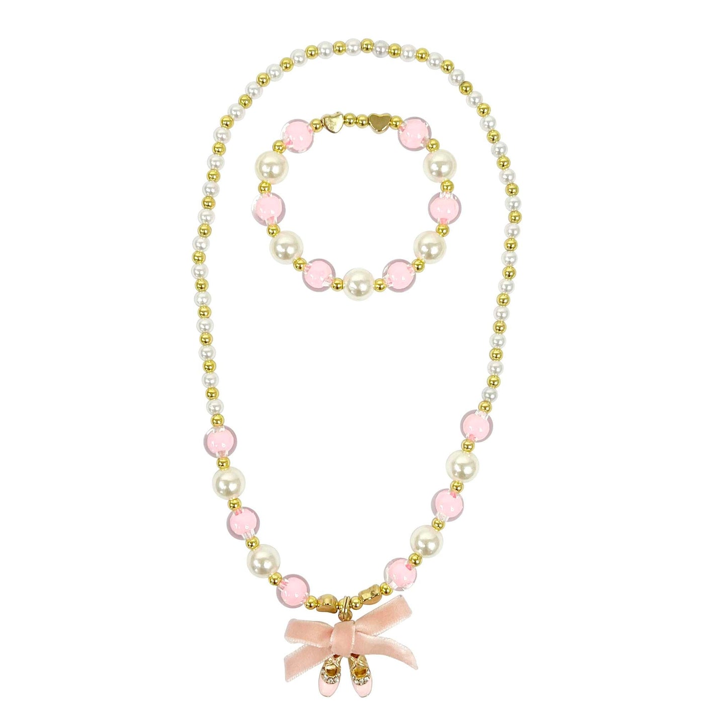 Ballerina Necklace & Bracelet  Set