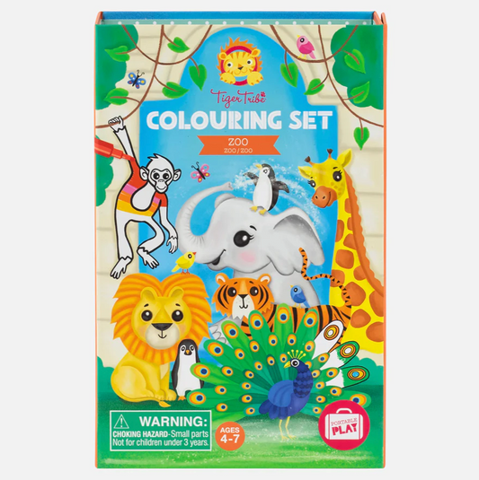 Colouring Set - Zoo