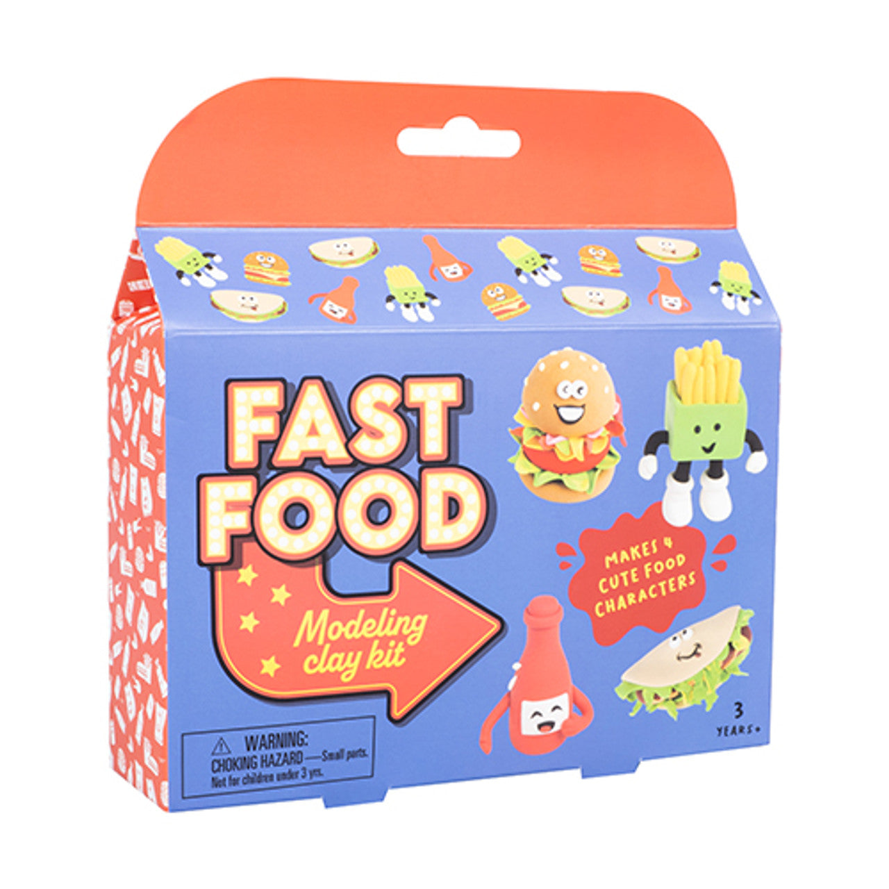 Fast Food modeling clay kit, clay set, fast food clay set