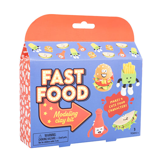 Fast Food modeling clay kit, clay set, fast food clay set