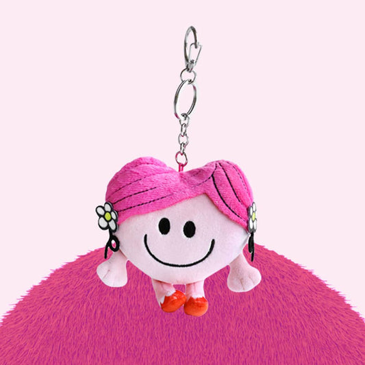 Mr. Men Little Miss Plush Keychain-10cm