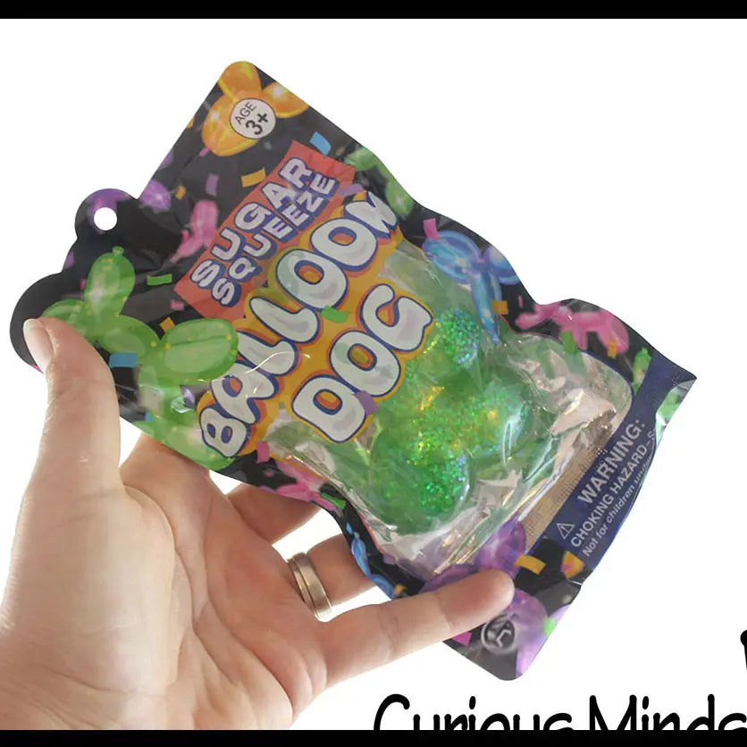 1 Sugar Balloon Dog Ball Bag - Thick Glue/Gel Syrup Molasses