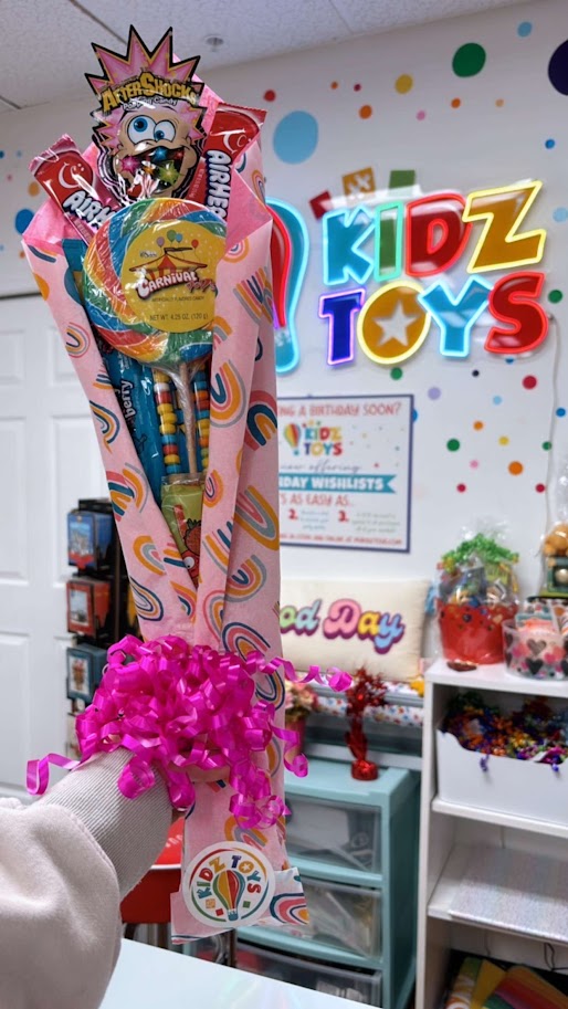 Candy Bouquet Medium-Toys-Kidz Toys-3 Different Sizes!! Small - $15 Medium - $20 Large - $25-Kidz Toys