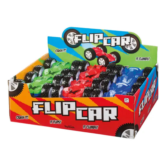 Flip Car, Friction Pull-Back, Action Packed, Indoor/Outdoor