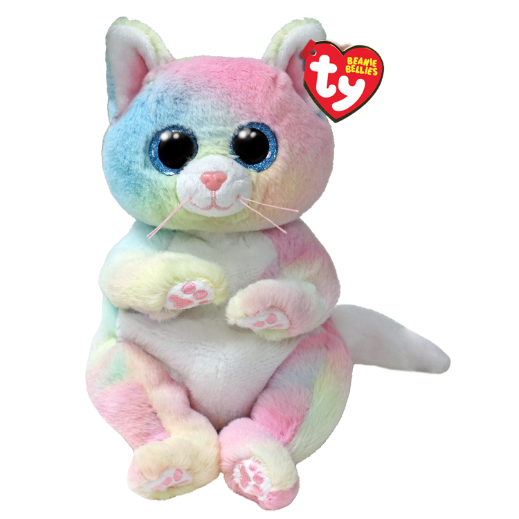 TY beanie babies Jenni rainbow cat