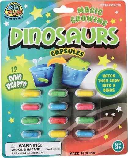 Magic Grow Dino Capsules