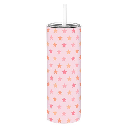 Stainless Steel Skinny Tumbler - Sip Stars
