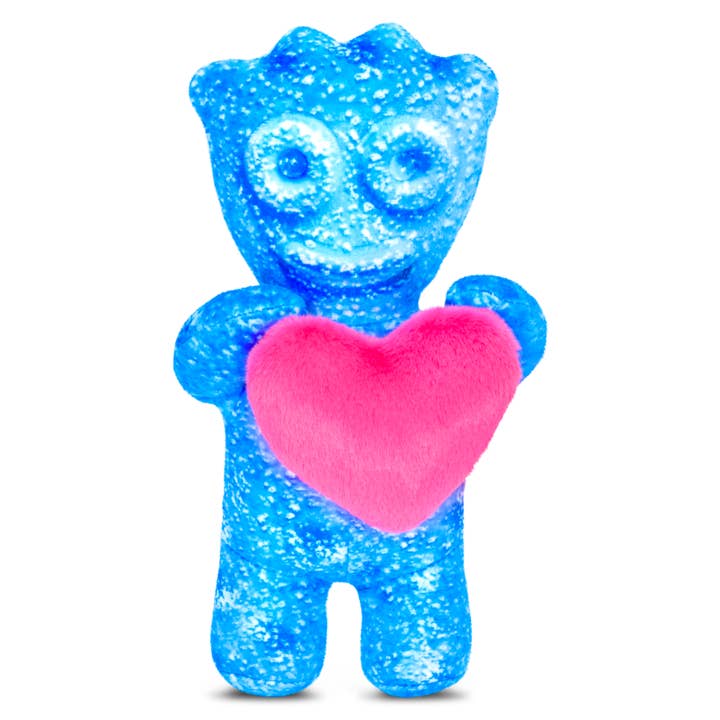 Blue Sour Patch Kid with Heart, Plush, Gummy Bear Plush
