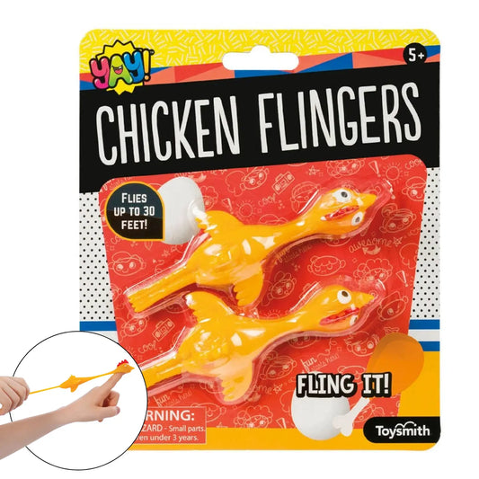 Chicken Flingers Impulse Toy, Fling Toy, Spring