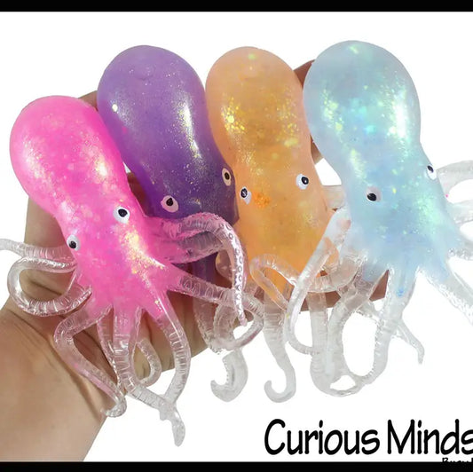 1 Gooey Gel Filled Octopus Fidget Stress Toy - Soft Squishy