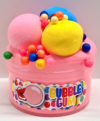 Bubble Gum DIY Slime