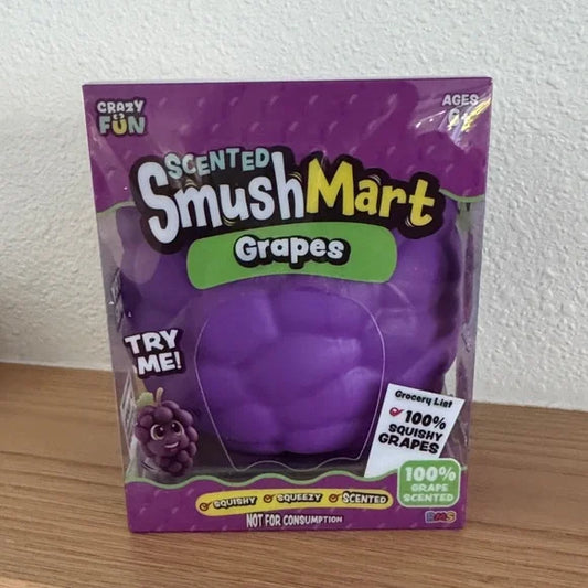 Jumbo Grape Squishy- Smush Mart