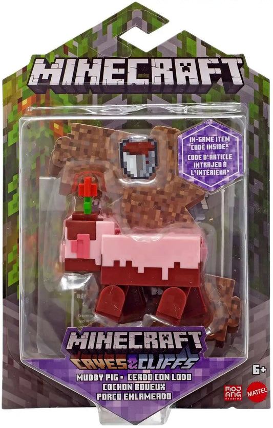 Minecraft Blister Figure - Caves and Cliffs - Muddy Pig