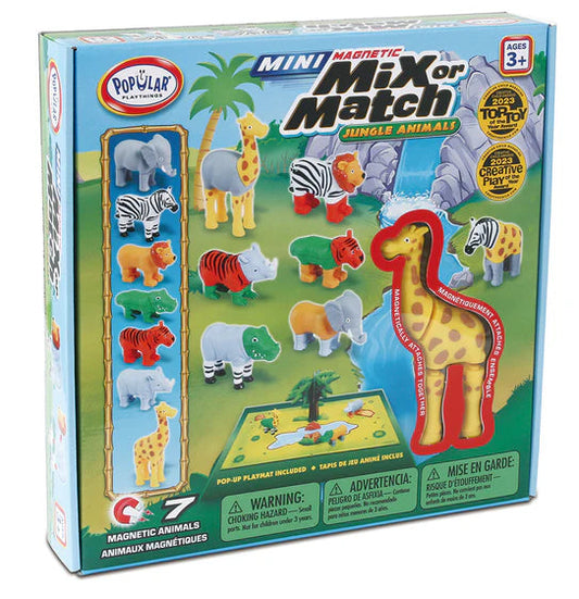 Mini Magnetic Mix or Match Animals - Jungle