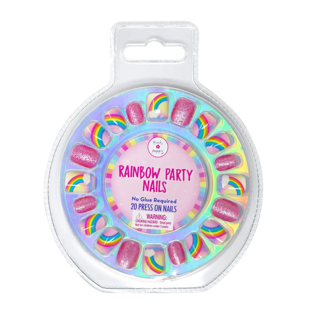 RAINBOW PARTY PRESS ON NAILS