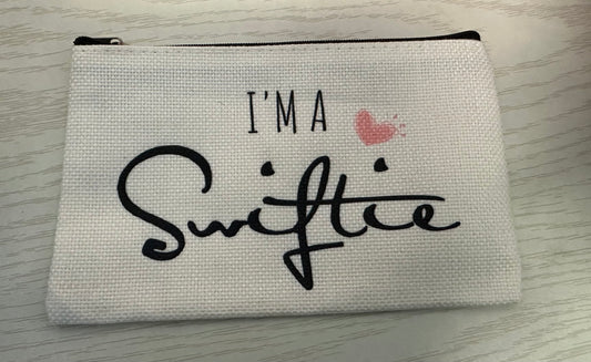 I'm A Swiftie - Taylor Swift Canvas Makeup- SMALL