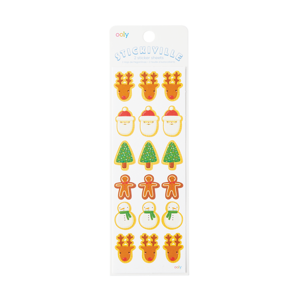 Stickiville Christmas Cookies Stickers-OOLY-Kidz Toys