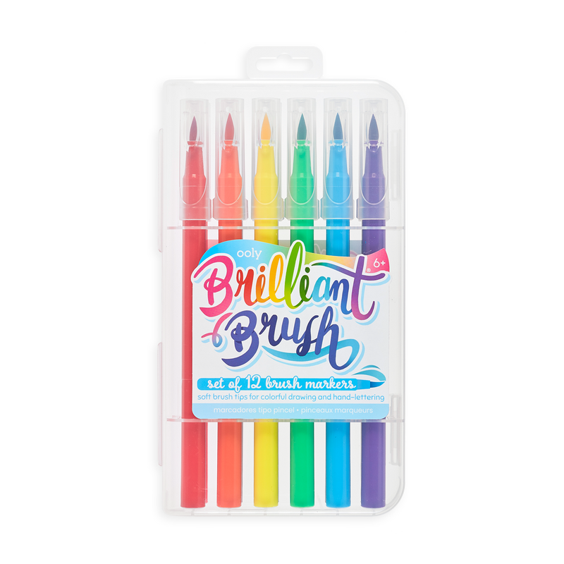 brilliant brush markers, markers, school supplies, drawing