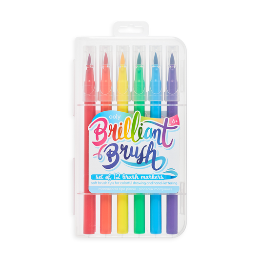 brilliant brush markers, markers, school supplies, drawing