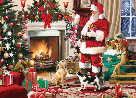 Santa's Best Friend - 300pc Large Format Jigsaw Puzzle-eurographics-Kidz Toys