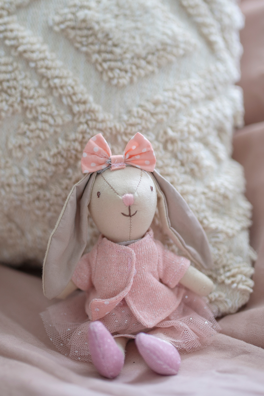 CLOVER THE BUNNY MINI DOLL, Bunny, Bunny Plush