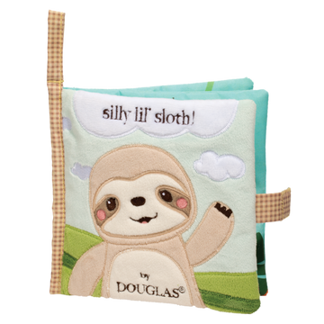 Douglas Baby Soft Activity Book Stanley Sloth 6"