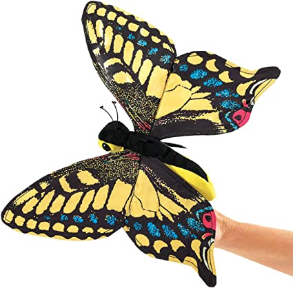 Swallowtail Butterfly Hand Puppet-Folkmanis-Kidz Toys