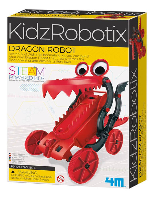 STEM, dragon robot, kids robot, diy dragon robot