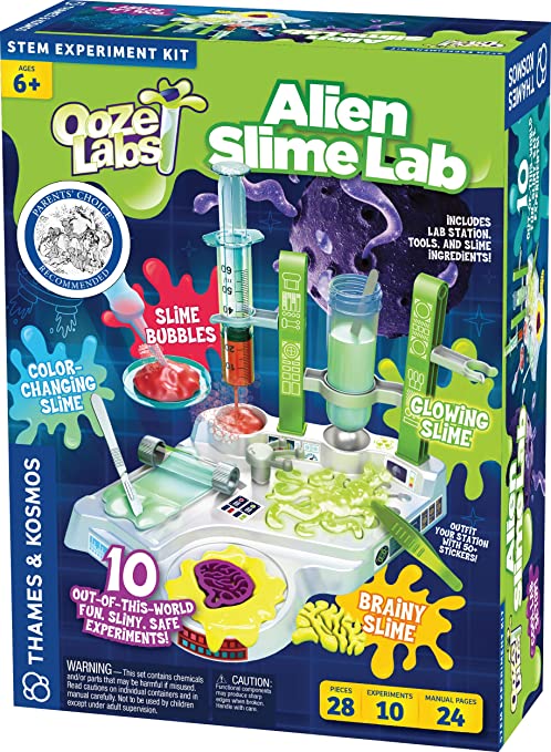Ooze Labs: Alien Slime Lab Science Experiment Kit & Lab Setup-Thames & Kosmos-Kidz Toys