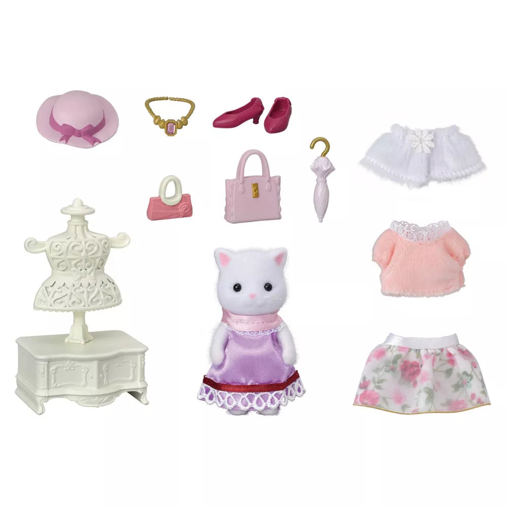 Calico Critters Persian Cat Fashion Playset, Calico Critters, Figures, Playset