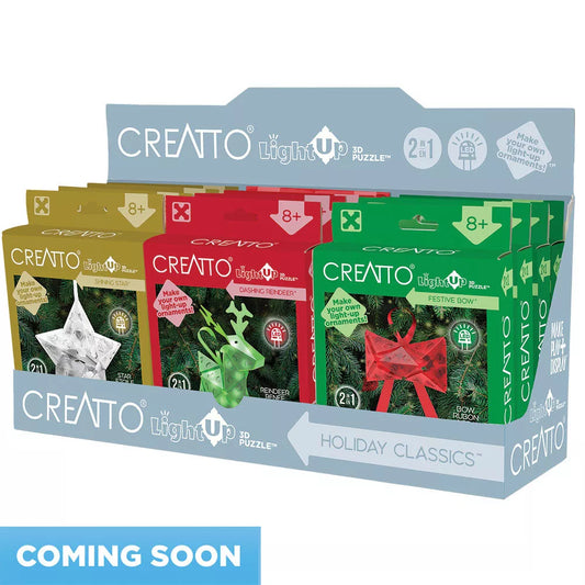 Creatto Holiday Classics - Dashing Reindeer, Shining Star, or Festive Bow-Thames & Kosmos-Kidz Toys