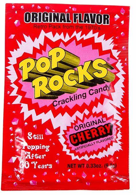 Pop Rocks Crackling Candy Cherry