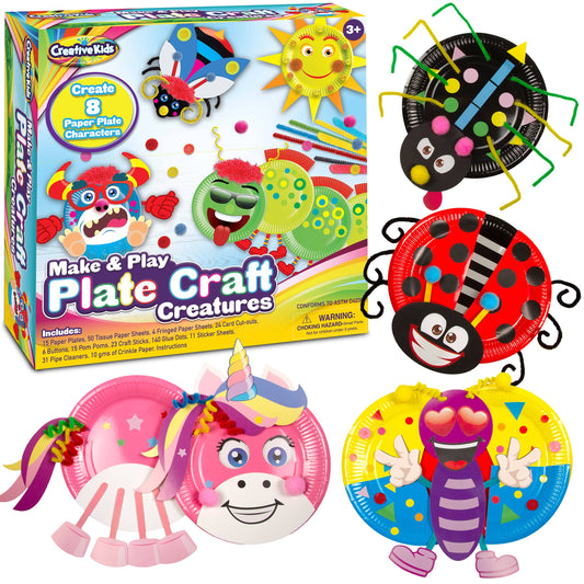 Creative Kids Make & Play Plate Craft Kit