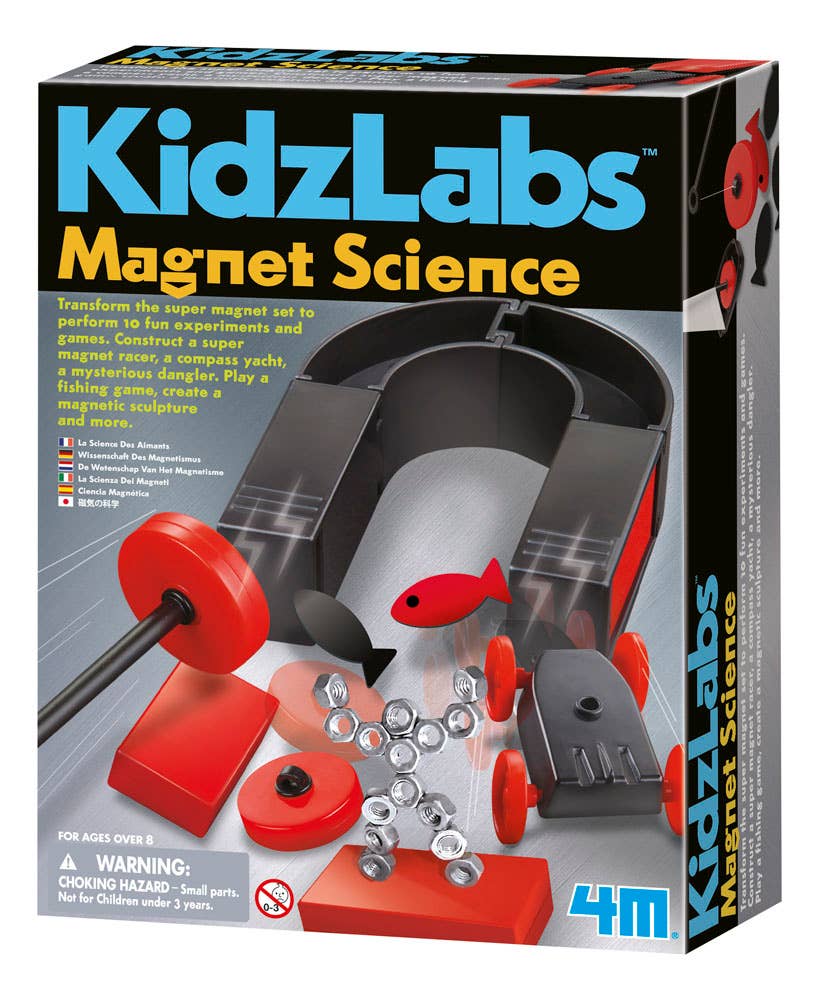 4M Magnet Science Kit - 10 Magnetic Experiments & Games