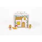 Suitcase Series: Fairy House-Toys-Jack Rabbit-Our new Suitcase Series allows for portable play. Each suitcase opens up on both sides to reveal a world of fun. The 17-piece Fairy House has everything for whimsical fun on the go, including fairies, a unicorn, bridge, gnome, and more! Ages 3+-Kidz Toys