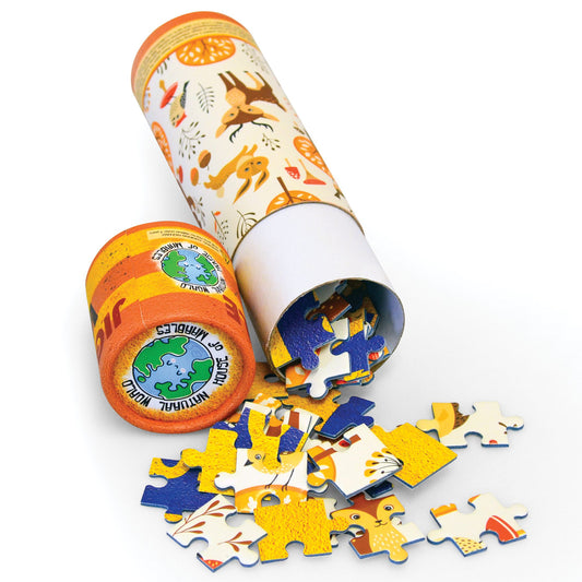 wildlife jigsaw puzzle, kids puzzle, small jigsaw puzzle